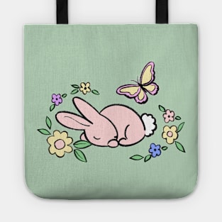 Sleeping Bunny Rabbit Tote