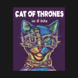 CAT OF THRONES in 8 bits T-Shirt