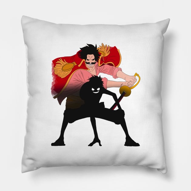 Pirate King Pillow by RooqieArt