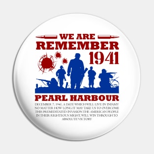 REMEMBER PEARL WAR Pin