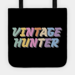 Vintage Hunter Colorful Typogaphy Tote