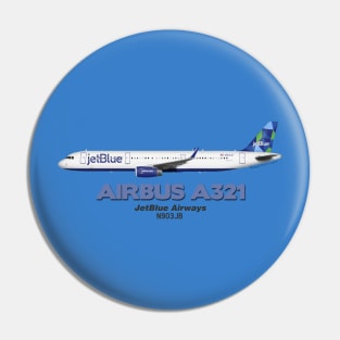 Airbus A321 - JetBlue Airways Pin