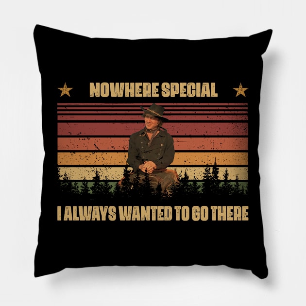 Blazing Saloon - Raise a Glass to Classic Comedy on This Tee! Pillow by TheBlingGroupArt