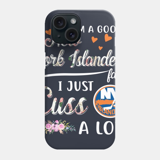 The New York Islanders hockey fan Phone Case by Dennaeric