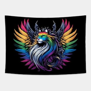 Rainbow Wings Majesty Tapestry