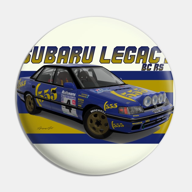 Subaru Legacy BC RS Pin by PjesusArt