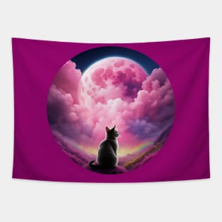 Moon Cat Tapestry