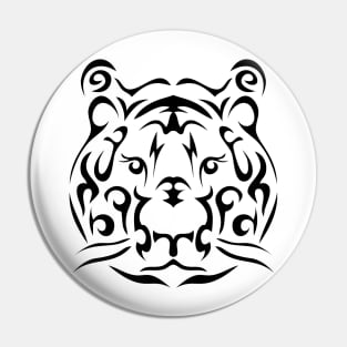 Tribal tiger face Pin