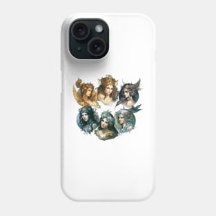 The 6 Olympian Goddesses Phone Case