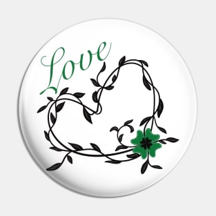 Love Clover Pin