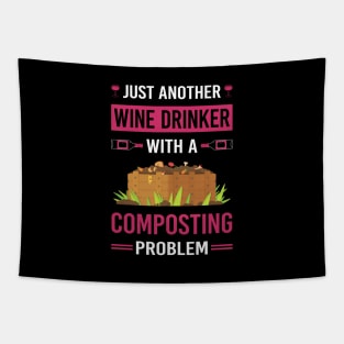 Wine Drinker Composting Compost Composter Tapestry