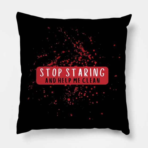 Grab a Towel Plz Pillow by 10 Minute Murder