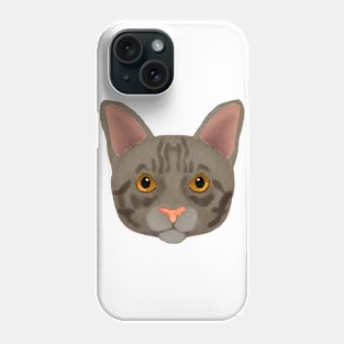 Grey Tabby cat Phone Case