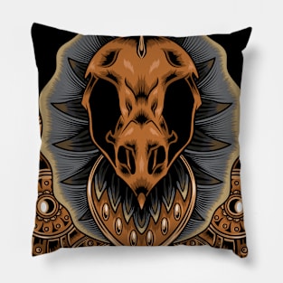 Quail Skull Pillow