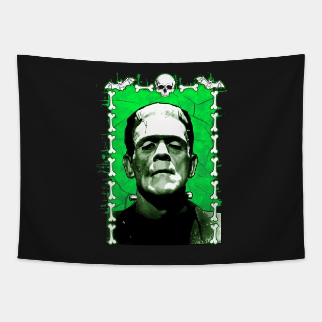 Frankenstein Tapestry by sevencrow