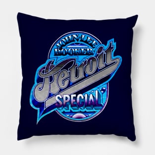 Detroit Special - Blue Pillow