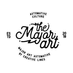 Major Art Automative illustration T-Shirt