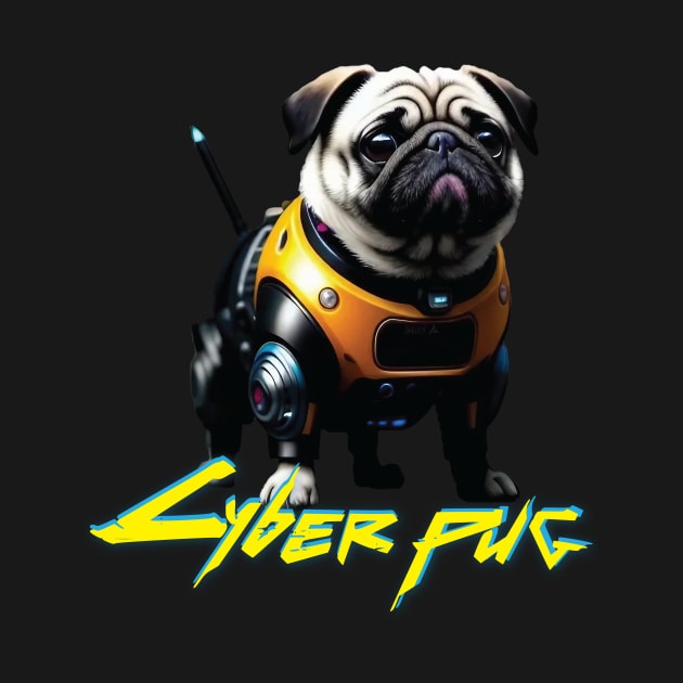 Just a Cyber Pug 2077 by Dmytro