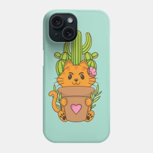 Botanicat Cute Kawaii Illustration Phone Case