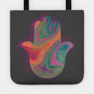 hamsa marble Tote