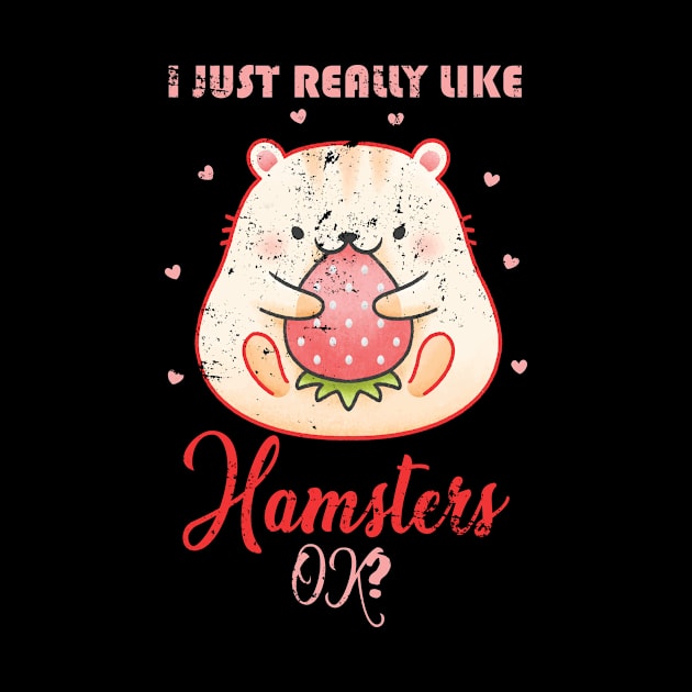 Hamster Lover Gift Cute Hamster by shirtsyoulike