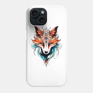 Neo Traditional Fox Phone Case