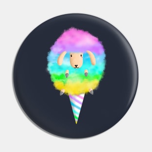 Cotton Candy Sheep Pin