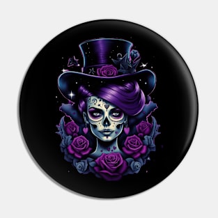 Calavera - Morada 04 Pin