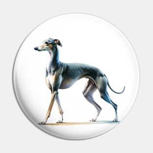 Italian Greyhound Watercolor - Beautiful Dog Pin