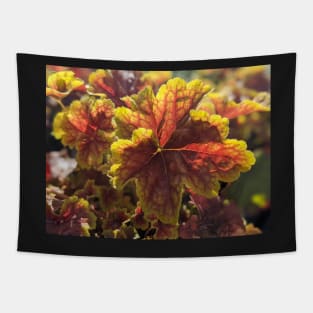 Yellow and Red Leaves Tapestry