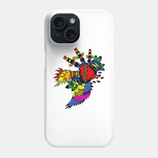 Winged Sacred Heart Phone Case