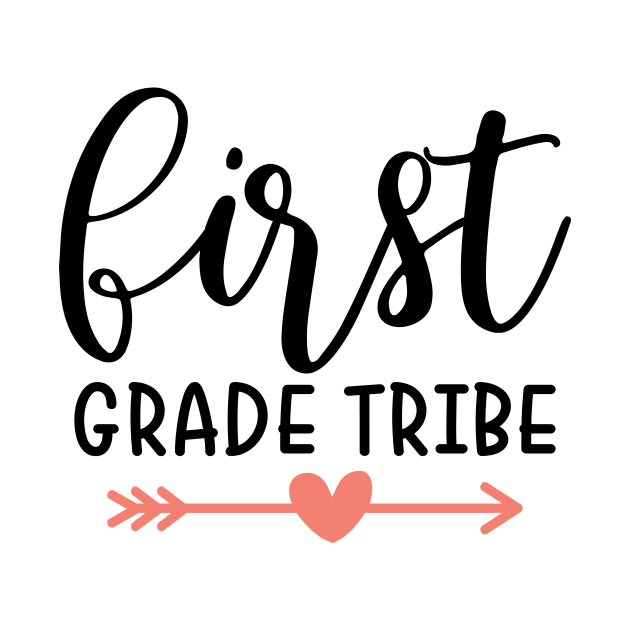 First Grade Tribe Funny Kids School Back to School by ThreadSupreme