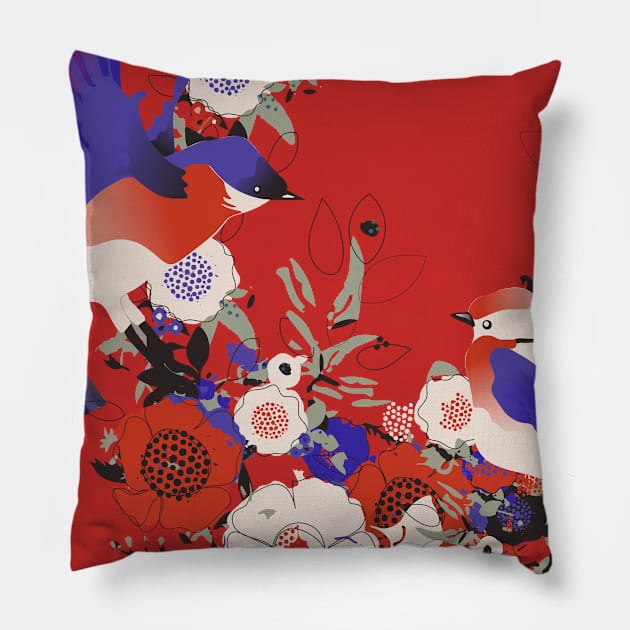 flowers Pillow by Olesia19