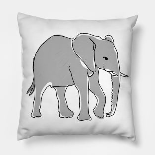 Elephant walking Pillow