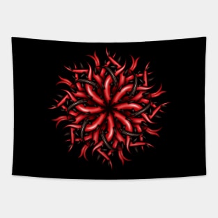 Demon Tentacles Weird Goth Art Tapestry