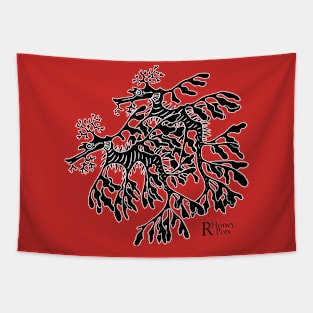 Leafy Seadragon Pair Tapestry