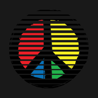 Peace sign rainbow T-Shirt