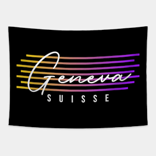 Geneva Switzerland Souvenir Gift Tapestry