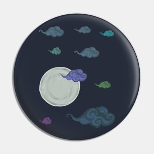 Cloudy Night Pin