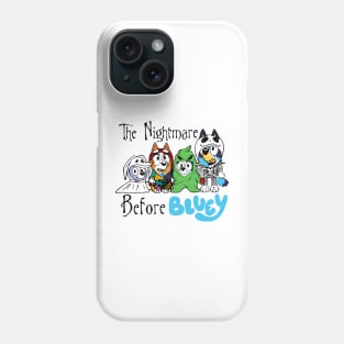 The Nightmare Before Bluey Phone Case