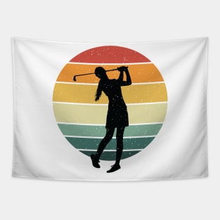 golf vintage classic retro Tapestry