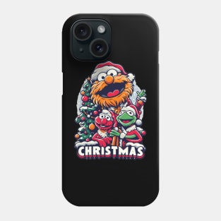 Santa Claus and Muppet Christmas Carol Phone Case