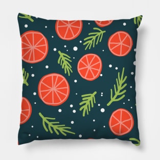 Pine and orange Pillow