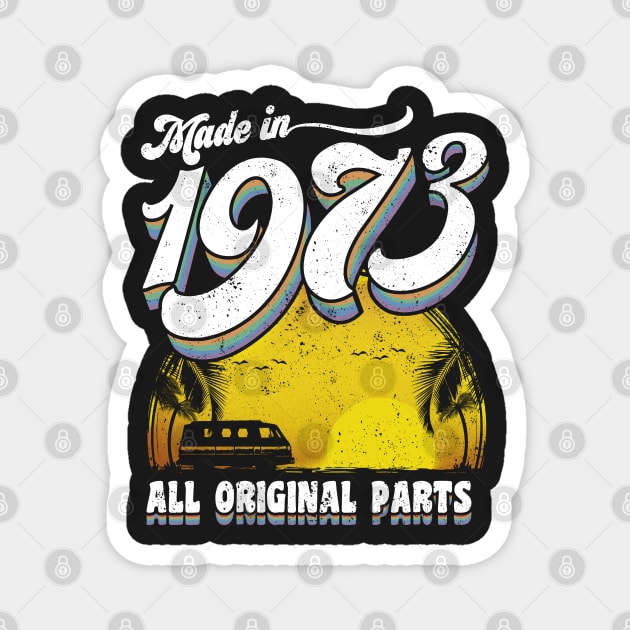 Made in 1973 All Original Parts Magnet by KsuAnn