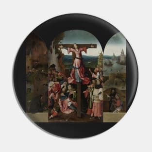 The Crucifixion of St Julia - Hieronymus Bosch Pin