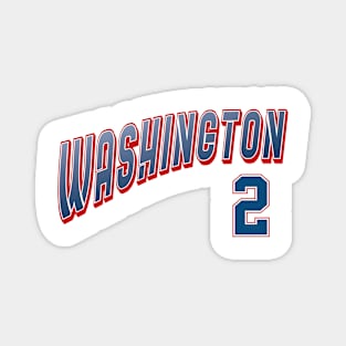 Retro Washington Number 2 Magnet