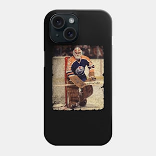 Dave Dryden in Edmonton Oilers, 1979 7 Shutouts Phone Case