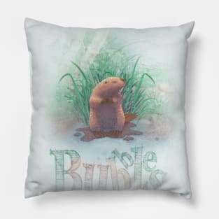 Bubbles the Beaver Pillow