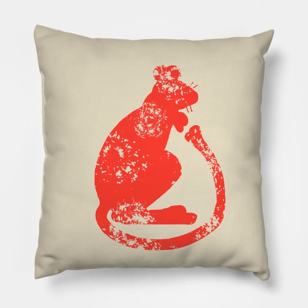 Desert Rats - 7th Armoured Division Pillow by BearCaveDesigns