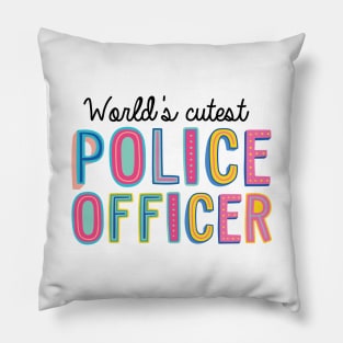 Police Officer Gifts | World's cutest Police Officer Pillow